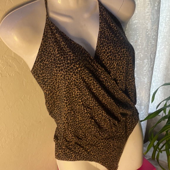 Women’s n:Philanthropy’s peppermint leopard print, bodysuit sugar cheetah - Picture 10 of 17